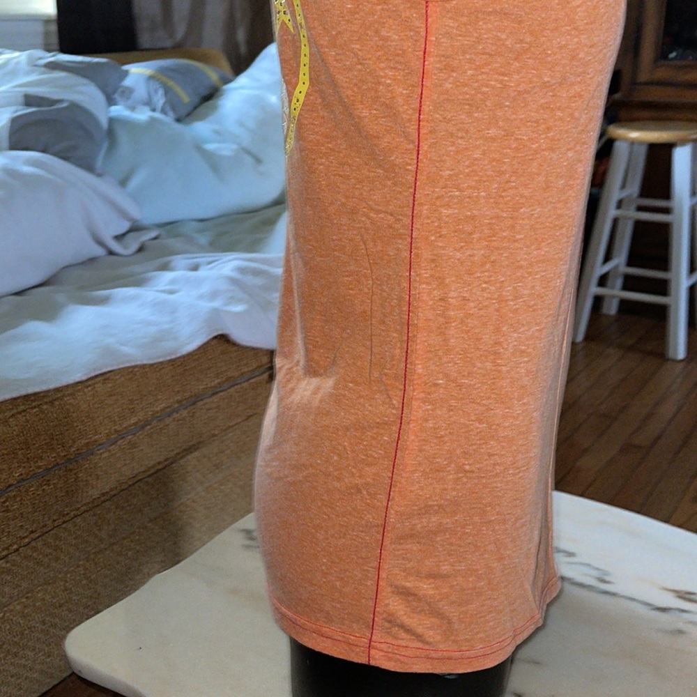 Harley Davidsom orange tank top medium - Picture 8 of 9